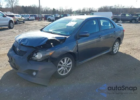 2009 Toyota Corolla S из США, поврежденный, VIN 2T1BU40E79C003237
